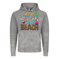 Cloud Rock Life is better at the beach Vintage Hoodie - NancyCooperArtShop