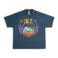Midnight Navy Salty soul Urban Heavy Tee - NancyCooperArtShop