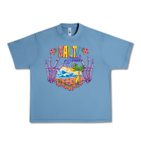 Pebble Blue Salty soul Urban Heavy Tee - NancyCooperArtShop