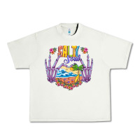 Pistachio Salty soul Urban Heavy Tee - NancyCooperArtShop