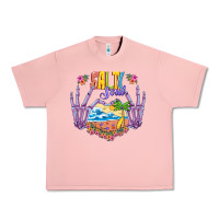 Salmon Salty soul Urban Heavy Tee - NancyCooperArtShop