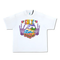 White Salty soul Urban Heavy Tee - NancyCooperArtShop