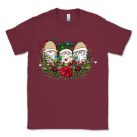 Burgundy Christmas Gnomes Classic Tee - Bettercallsaul
