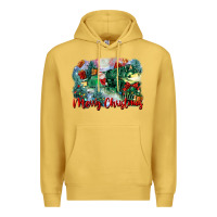Antique Gold merry christmas santa polar express Premium Hoodie - FaDigitalArtStudio