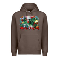 Coffee merry christmas santa polar express Premium Hoodie - FaDigitalArtStudio