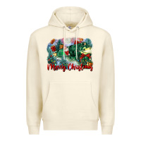 Sandshell merry christmas santa polar express Premium Hoodie - FaDigitalArtStudio