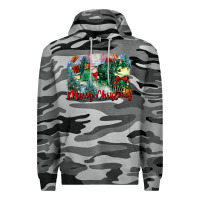 Slate Camo merry christmas santa polar express Premium Hoodie - FaDigitalArtStudio