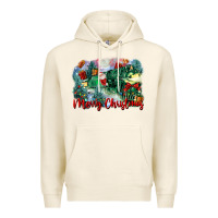 Tofu merry christmas santa polar express Premium Hoodie - FaDigitalArtStudio