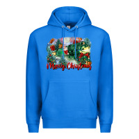 True Royal merry christmas santa polar express Premium Hoodie - FaDigitalArtStudio