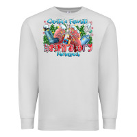 Dove Grey santa's favorite respiratory therapist Premium Sweatshirt - CowhideDigitalArt