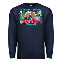Navy santa's favorite respiratory therapist Premium Sweatshirt - CowhideDigitalArt