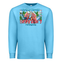 Ocean Blue santa's favorite respiratory therapist Premium Sweatshirt - CowhideDigitalArt