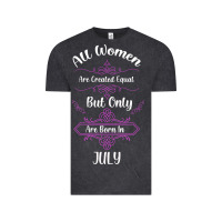 Vintage Black all women are created equal but only the smartest are born in july bla Vintage Tee - Bettercallsaul