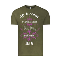 Vintage Olive all women are created equal but only the smartest are born in july bla Vintage Tee - Bettercallsaul