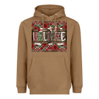 Toasted Coconut Believe Heavyweight Hoodie - CowhideDigitalArt