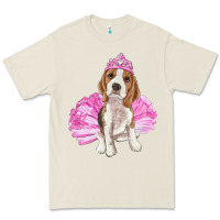 Bone Balerina beagle with tutu Premium Tee - RanaPortraitStore
