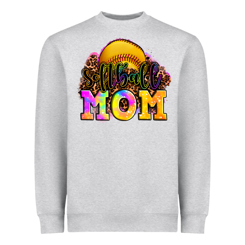 Softball Mom Heavyweight Sweatshirt by OliviaCreatesArt | Teevron