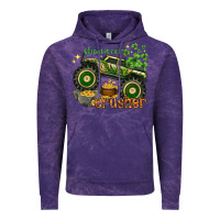 Cloud Purple shamrock crusher Vintage Hoodie - NancyCooperArtShop