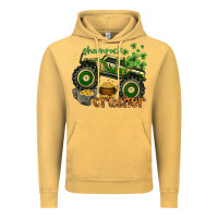 Vintage Mustard shamrock crusher Vintage Hoodie - NancyCooperArtShop