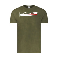 Vintage Olive Beechcraft Bonanza  Perfect Gift Vintage Tee - minhPixels