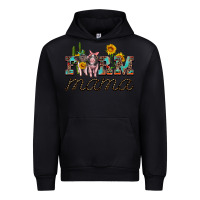 Black farm mama with baby pigs Urban Hoodie - Artiststas