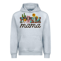 Heather Grey farm mama with baby pigs Urban Hoodie - Artiststas