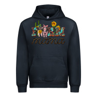 Navy farm mama with baby pigs Urban Hoodie - Artiststas