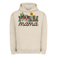Pigment French Oak farm mama with baby pigs Urban Hoodie - Artiststas