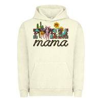Pigment Pistachio farm mama with baby pigs Urban Hoodie - Artiststas