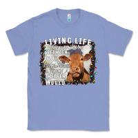 Colony Blue Between Jesus Take The Wheel I Wish A Heifer Would Classic Tee - Bettercallsaul