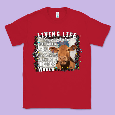 Between Jesus Take The Wheel I Wish A Heifer Would Classic Tee Designed By Bettercallsaul