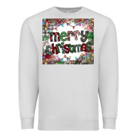 Dove Grey merry Christmas Premium Sweatshirt - CowhideDigitalArt