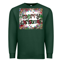 Sports Green merry Christmas Premium Sweatshirt - CowhideDigitalArt