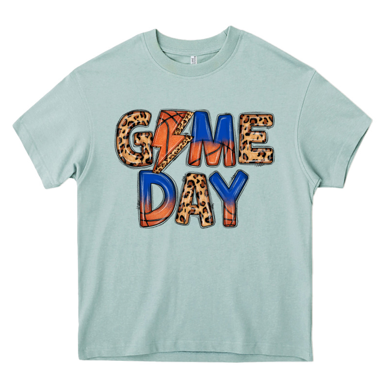 Game Day Basketball Heavy Core Tee by MaliasSmallBusiness | Teevron