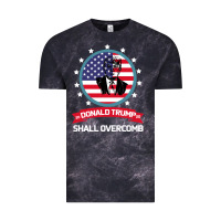 Cloud Black DONALD TRUMP 2016 WE SHALL OVERCOMB Vintage Tee - Bettercallsaul