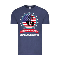 Vintage Denim DONALD TRUMP 2016 WE SHALL OVERCOMB Vintage Tee - Bettercallsaul
