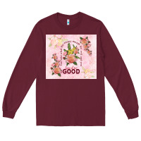 Burgundy turn it for good Long Sleeve Tee - TumblerDesignByShophia