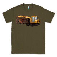 Army Green Thencher Chain Classic Tee - LillyAllenDesigns