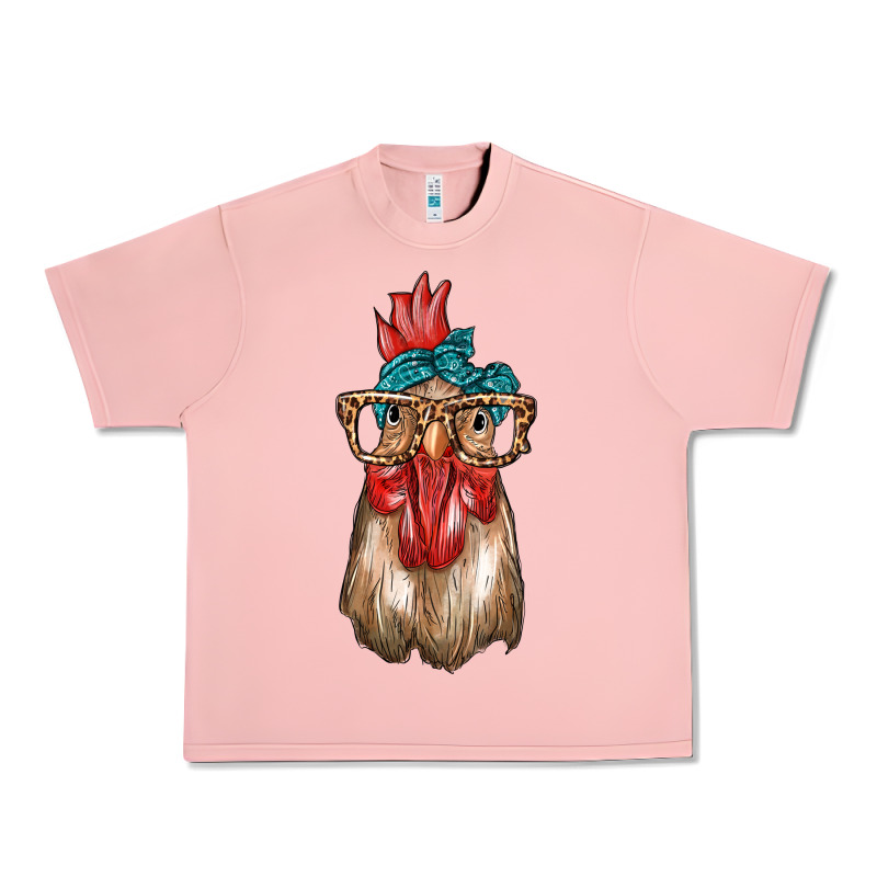 Chicken With Bandana And Leopard Urban Heavy Tee by texasbilliewilder | Teevron