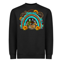 Black easter rainbow olivia Heavyweight Sweatshirt - OliviaCreatesArt