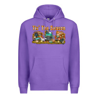 Purple thanksgiving tis' the season with trucks bbs Premium Hoodie - BundleAndBundleShop