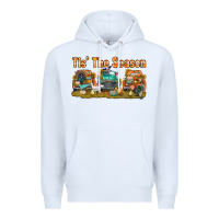 White thanksgiving tis' the season with trucks bbs Premium Hoodie - BundleAndBundleShop