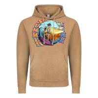 Vintage Camel summer time skeleton surfing Vintage Hoodie - NancyCooperArtShop