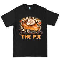 Black Just Here For The Pie Premium Tee - MaliasSmallBusiness