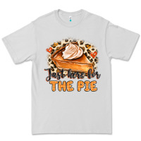 Dove Grey Just Here For The Pie Premium Tee - MaliasSmallBusiness