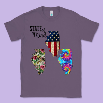 Im In A Fishing State Of Mind Illinois Classic Tee Designed By Bettercallsaul