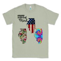 Matcha Im in a Fishing State of Mind Illinois Classic Tee - Bettercallsaul