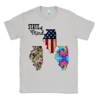 Moon Dust Im in a Fishing State of Mind Illinois Classic Tee - Bettercallsaul