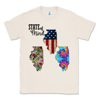 Natural Im in a Fishing State of Mind Illinois Classic Tee - Bettercallsaul