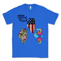 True Royal Im in a Fishing State of Mind Illinois Classic Tee - Bettercallsaul
